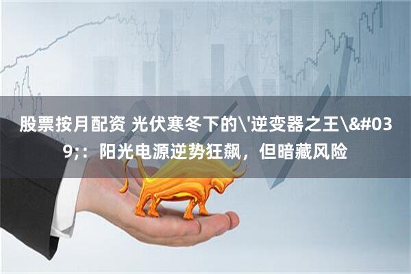 股票按月配资 光伏寒冬下的'逆变器之王'：阳光电源逆势狂飙，但暗藏风险
